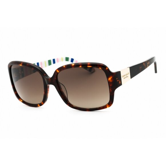 KATE SPADE KSLULU-086-55  Sunglasses Size 55mm 130mm 16mm HAVANA